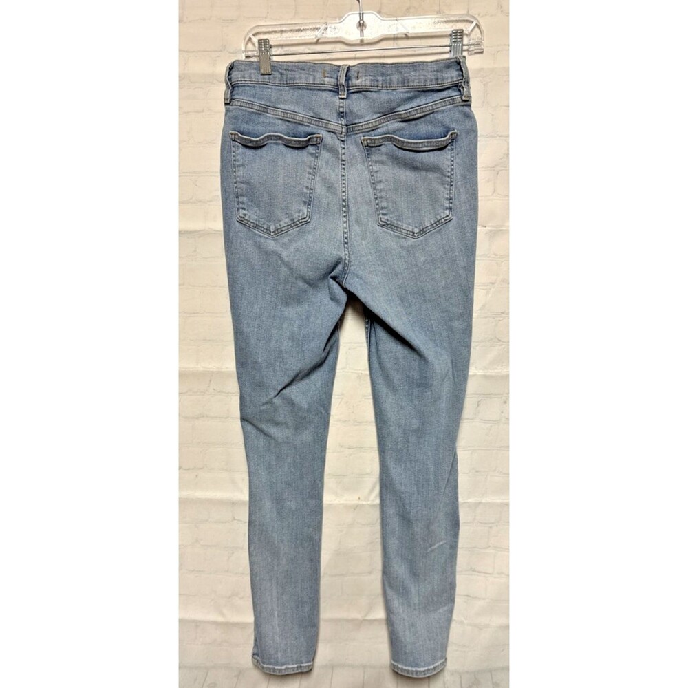 We The Free High-Rise Women's Skinny Blue Jeans Size 31x28 By Free People - Picture 6 of 7